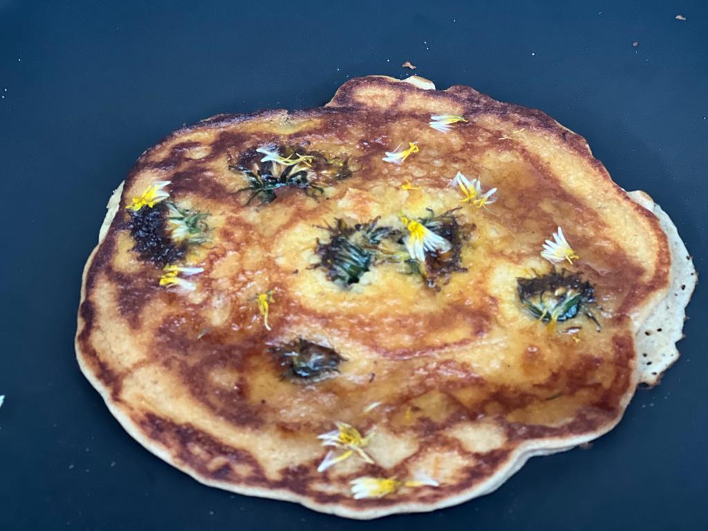 dandelion pancake